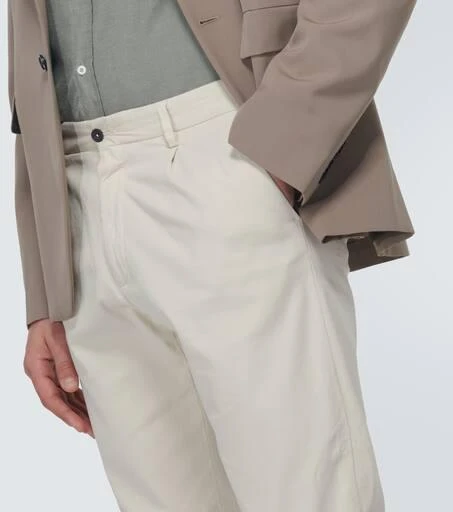 Thom Sweeney Cotton-blend pants 5