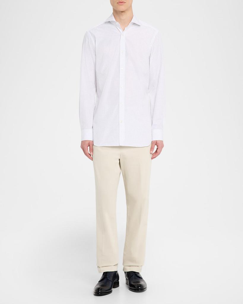 Dunhill Men's Cotton Twill Straight-Leg Chino Pants