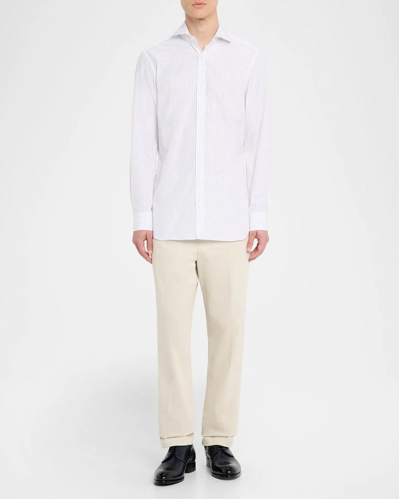 Dunhill Men's Cotton Twill Straight-Leg Chino Pants 2