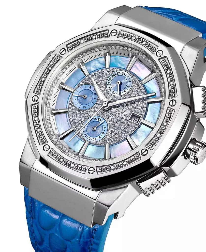 Jbw Men's 10 YR Anniversary Saxon Diamond (1/6 ct.t.w.) & Stainless Steel Watch 3