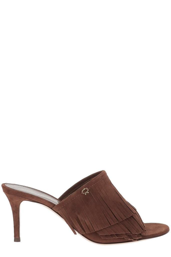 Gianvito Rossi Gianvito Rossi Fringed Heeled Mules