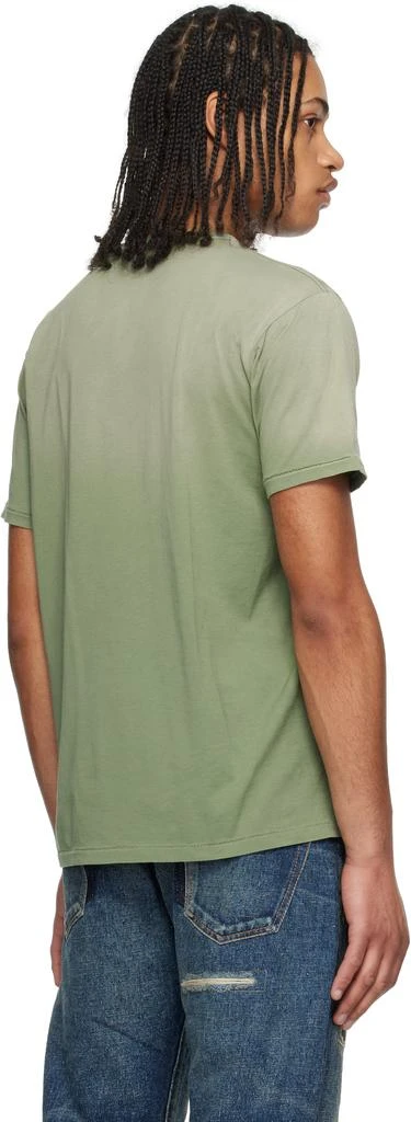 RRL Green Garment-Dyed Pocket T-shirt 3