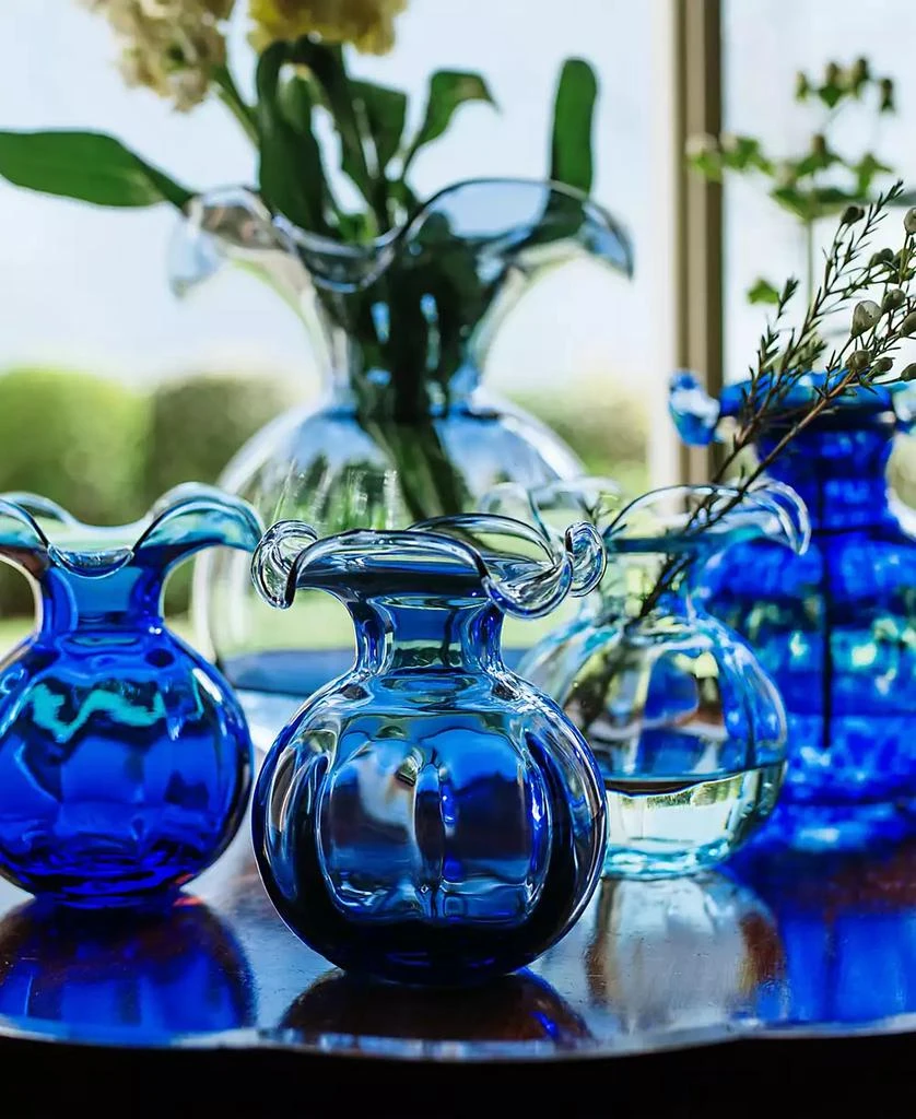 VIETRI Hibiscus Glass Bud Vase 5