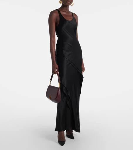 Yves Saint Laurent Silk satin slip dress 2