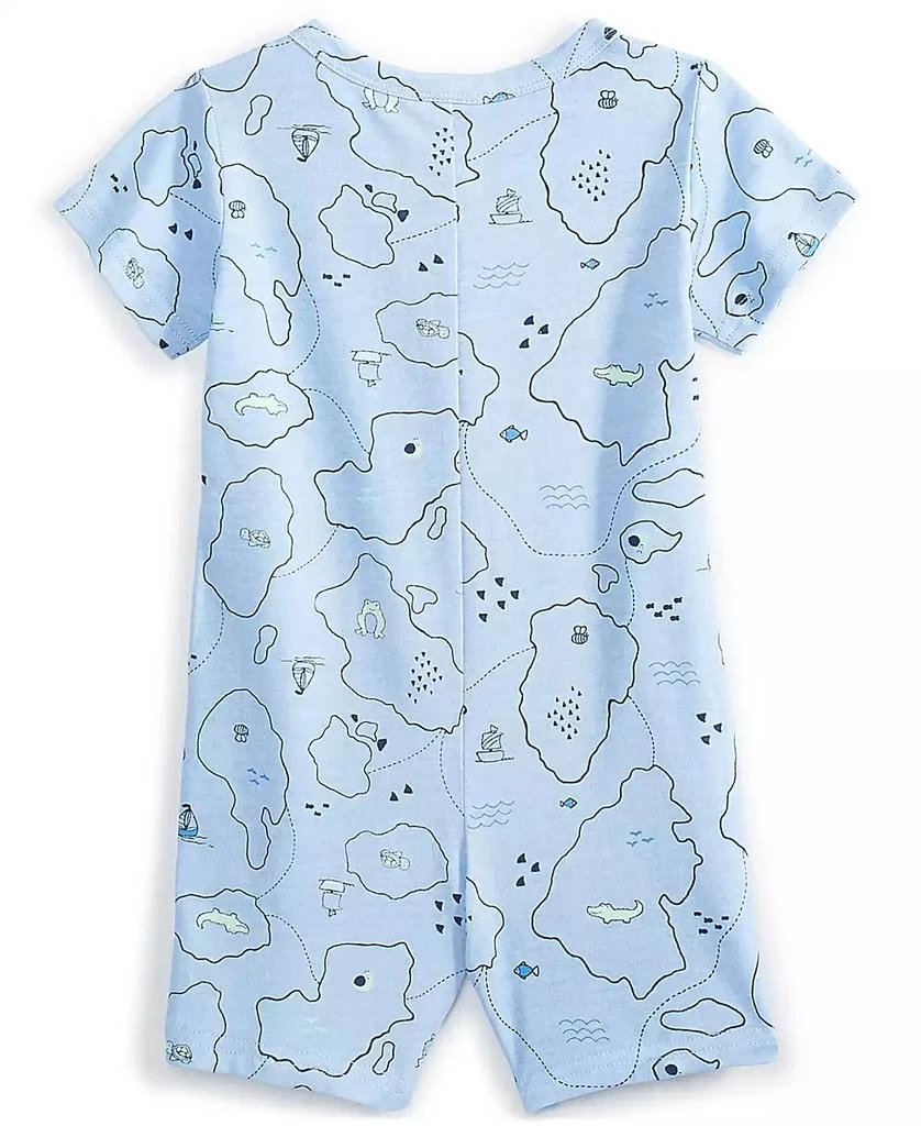 First Impressions Baby Boys Maps-Print Sunsuit, Created for Macy's 2