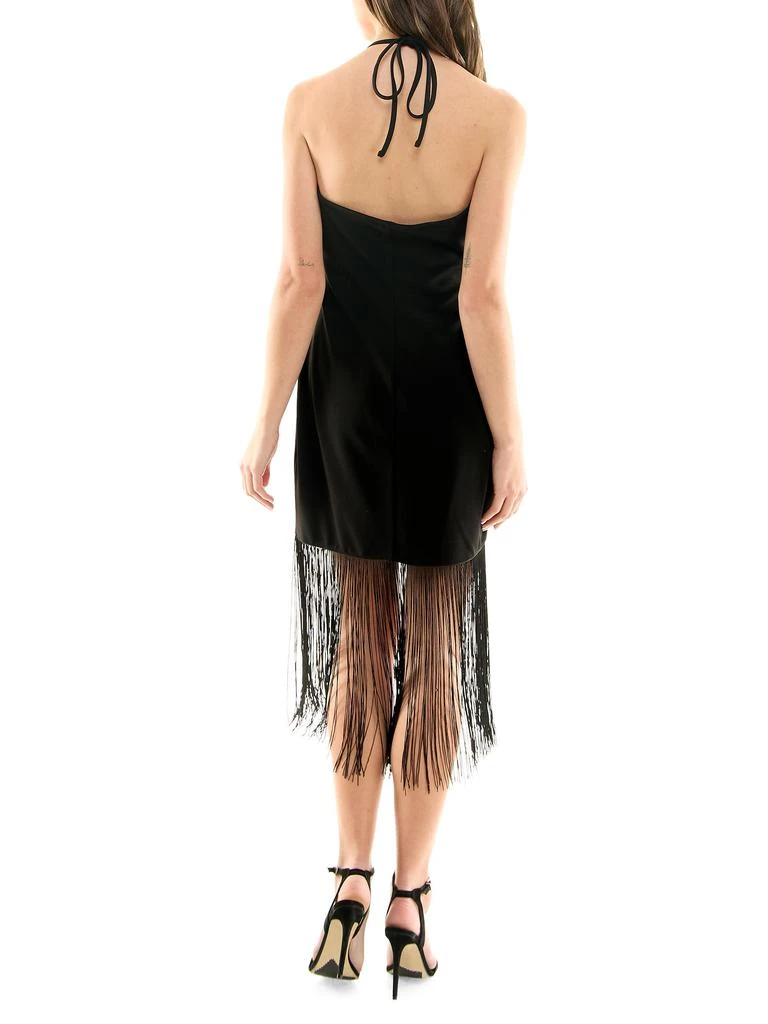 Wren Fringed Hem Halter Dress