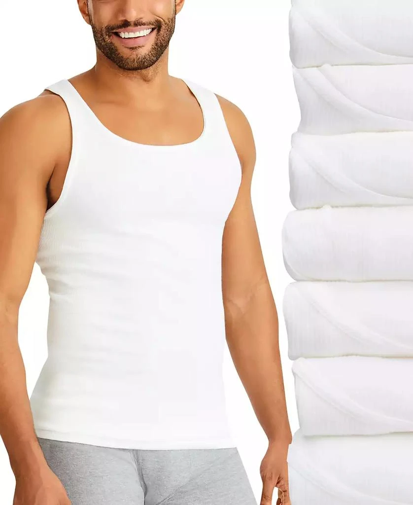 Hanes Ultimate® ComfortSoft Men's Tank Undershirt, 7+1 Bonus Pack 2