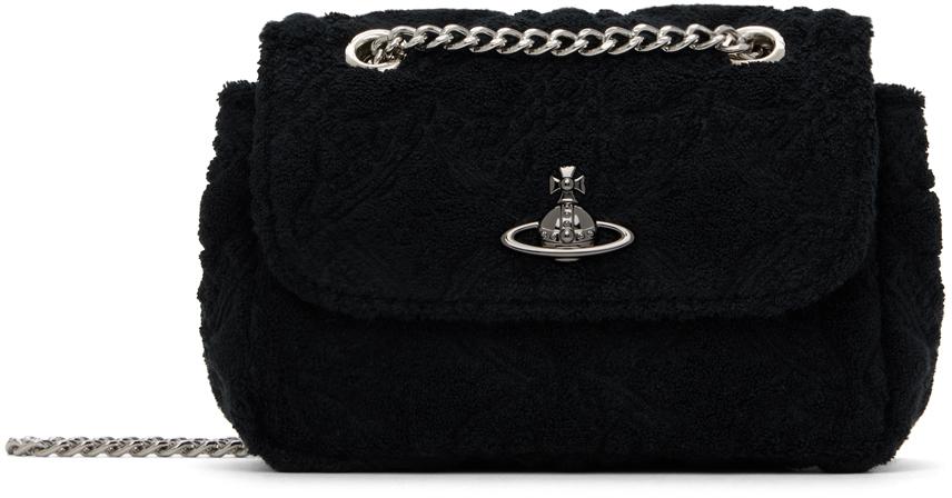 Vivienne Westwood Black Small Purse With Chain Bag UNI