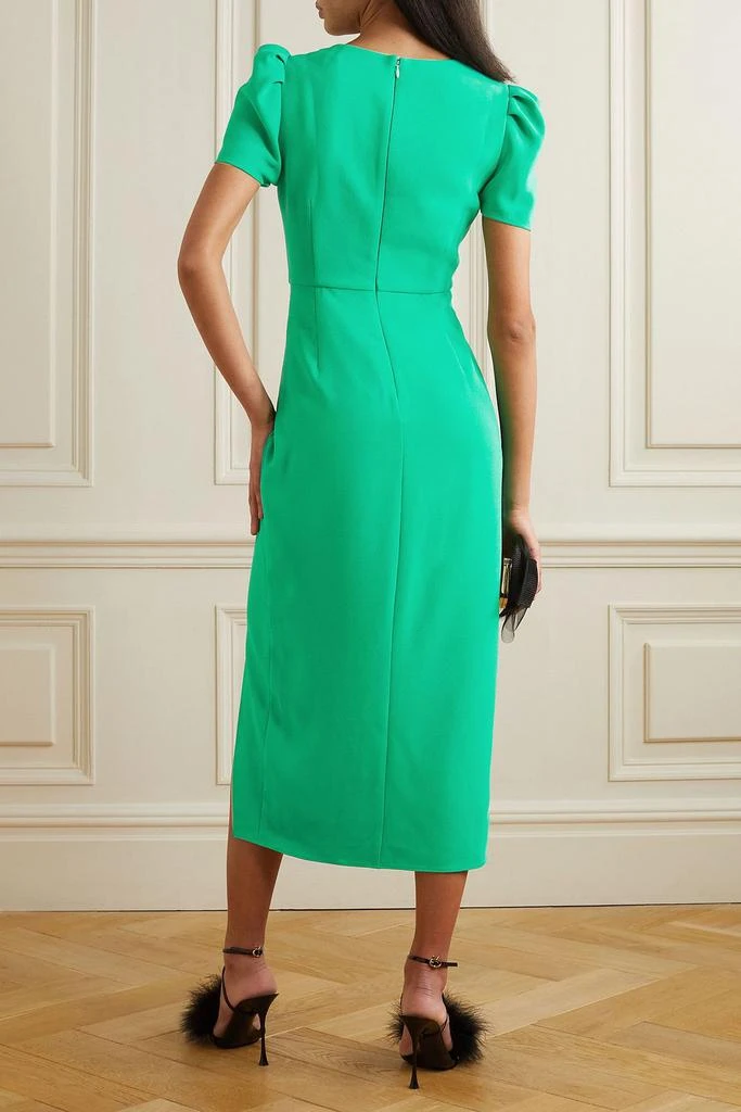 Self Portrait Gathered crepe midi dress 3