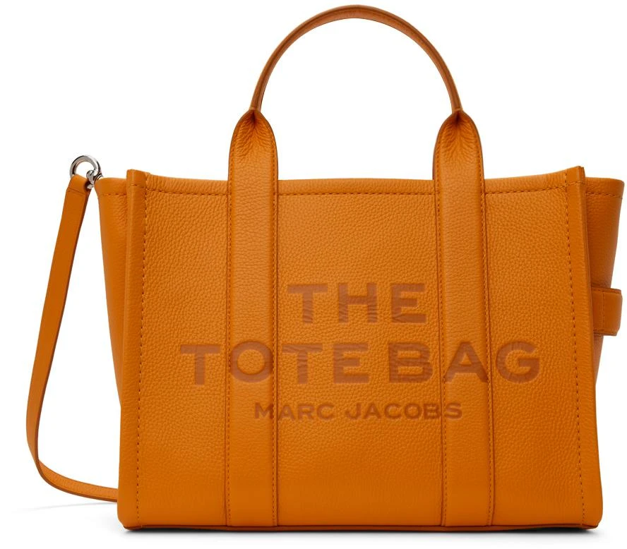 Marc Jacobs Orange 'The Leather Medium' Tote 1