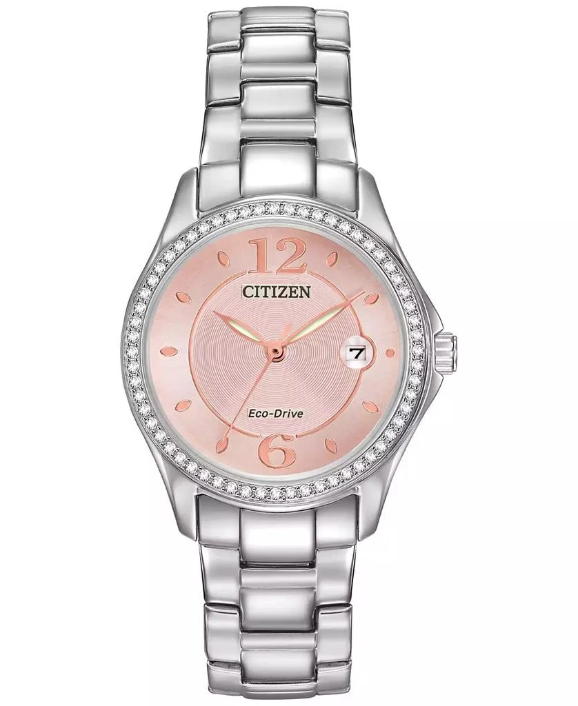 Citizen Women's Eco-Drive Stainless Steel Bracelet Watch 29mm FE1140-86X 1