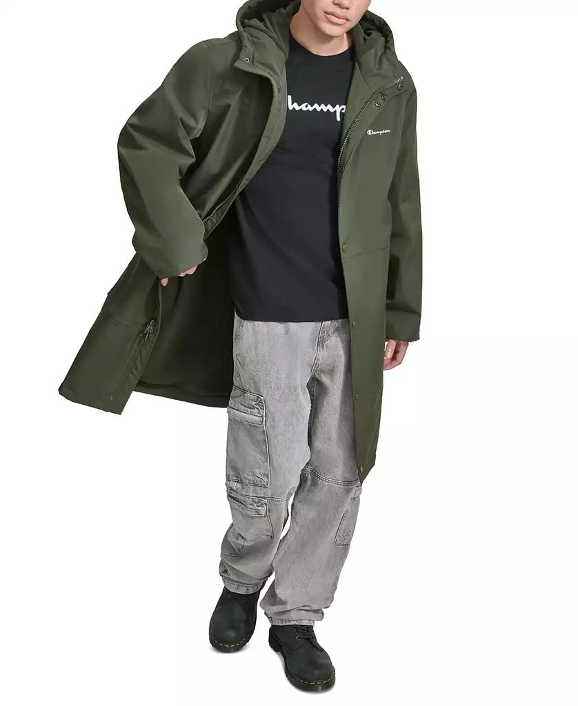 CHAMPION Men's Hooded Stadium Jacket with Fleece Lining 6
