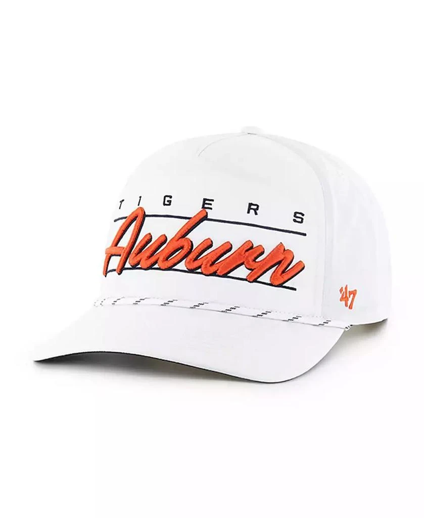 47 Brand Men's White Auburn Tigers Condor Hitch Brrr Adjustable Hat 1