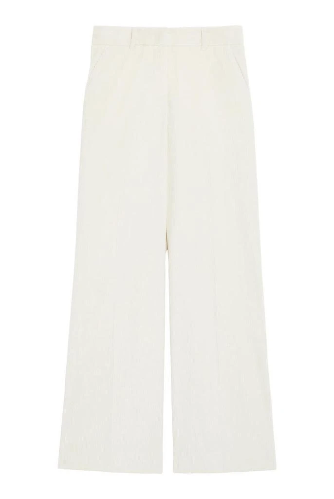 Weekend Max Mara Wide-leg velvet trousers 1