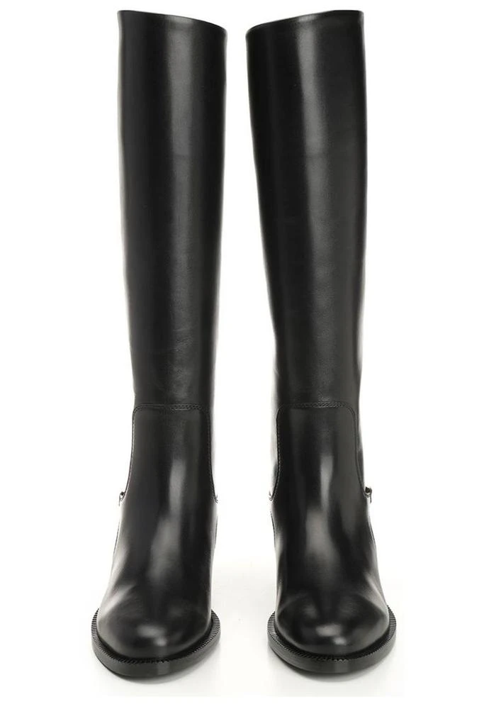 Salvatore Ferragamo Ferragamo F Buckle Knee Boots 4
