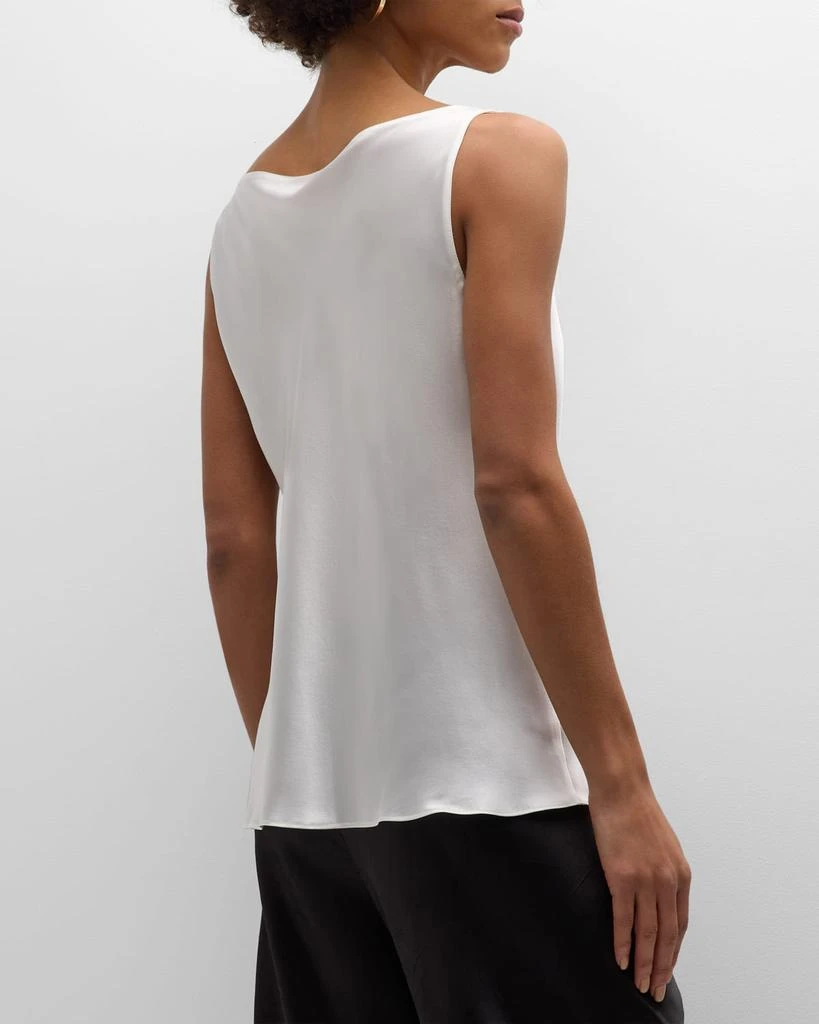 Christine Lingerie Cowl-Neck Silk Tank 6