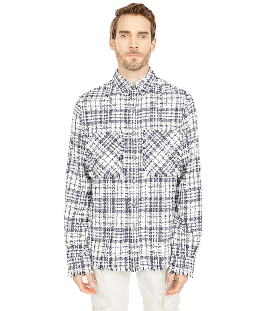 Faith Connexion Tweed Fitted Overshirt