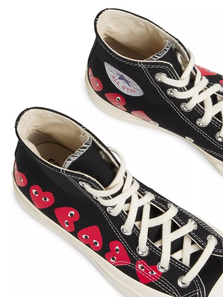 Comme des Garçons PLAY CdG PLAY x Converse Women's Chuck Taylor All Star Heart High-Top Sneakers 4