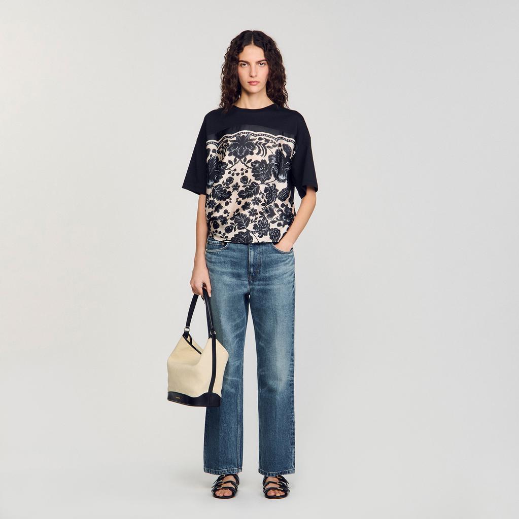 Sandro Floral motif T-shirt