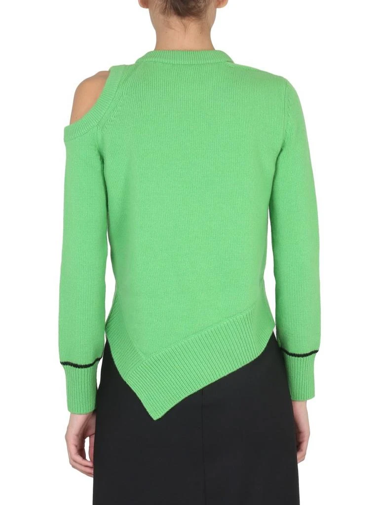 Alexander McQueen Alexander McQueen Asymmetric Hem Cut-Out Pullover 2