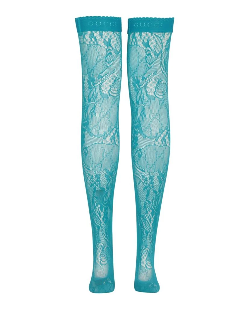 Gucci Thigh-High Lace Pattern Socks 2