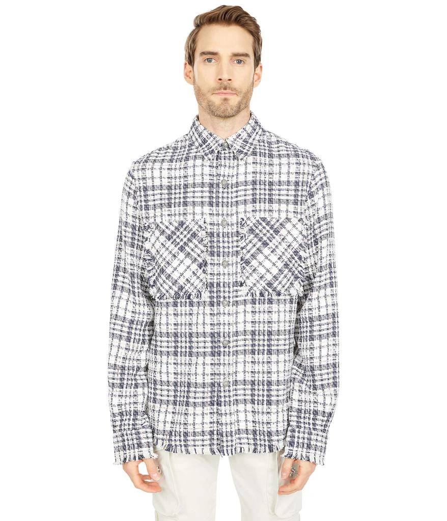 Faith Connexion Tweed Fitted Overshirt 1