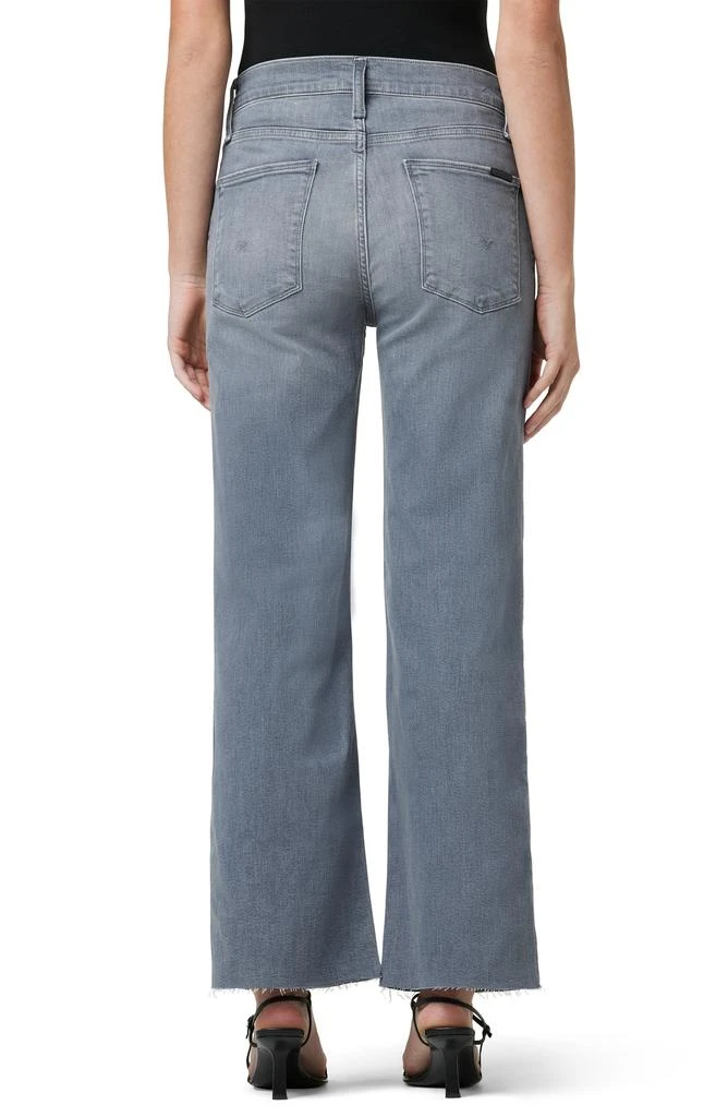 Hudson Rosalie High Waist Raw Hem Wide Leg Ankle Jeans 2