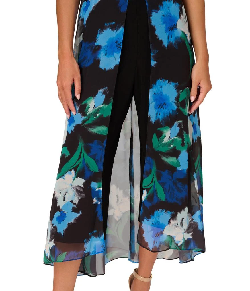 Adrianna Papell Floral Print Jumpsuit 4