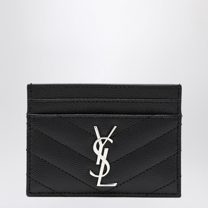 Yves Saint Laurent Cassandre card holder black