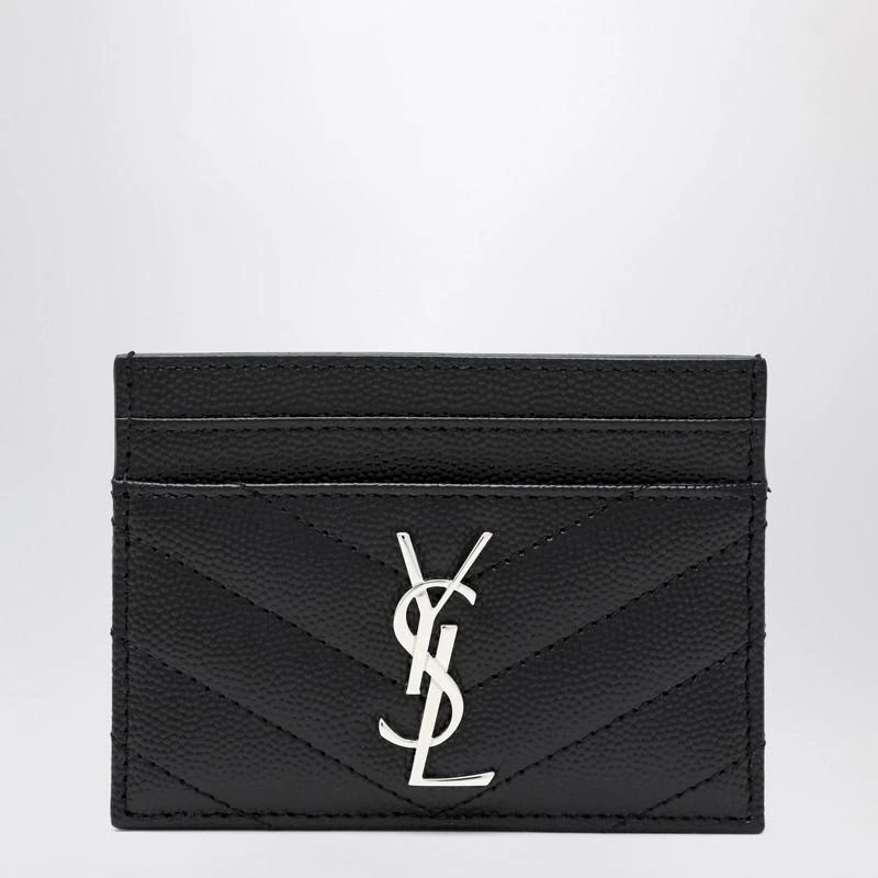 Yves Saint Laurent Cassandre card holder black 1