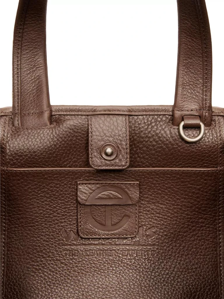 Telfar Large Pebbled Leather Carry Bag 6