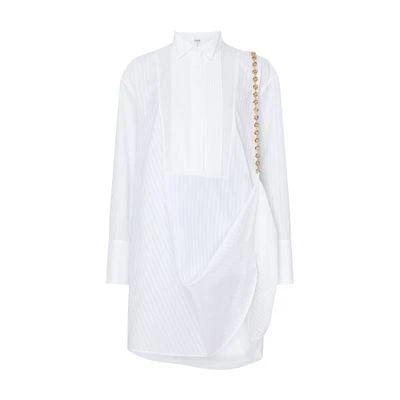 Loewe Shirt dress with chain detail 1