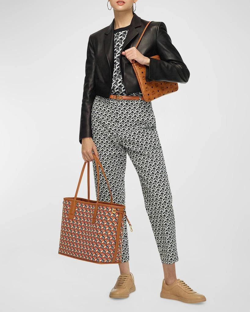 MCM Liz Reversible Medium Visetos Tote Bag 4
