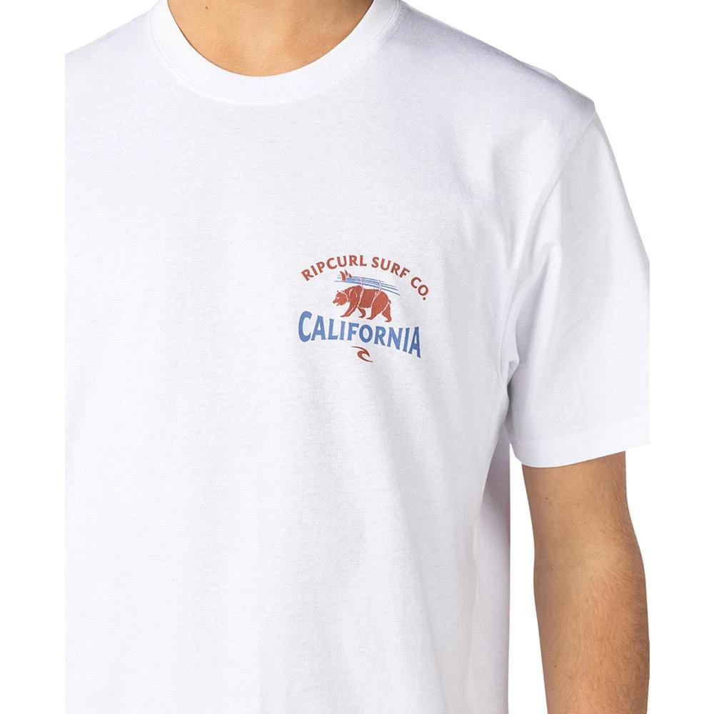 Rip Curl Men's Big Cali Bear Prem Short Sleeve T-shirt 3