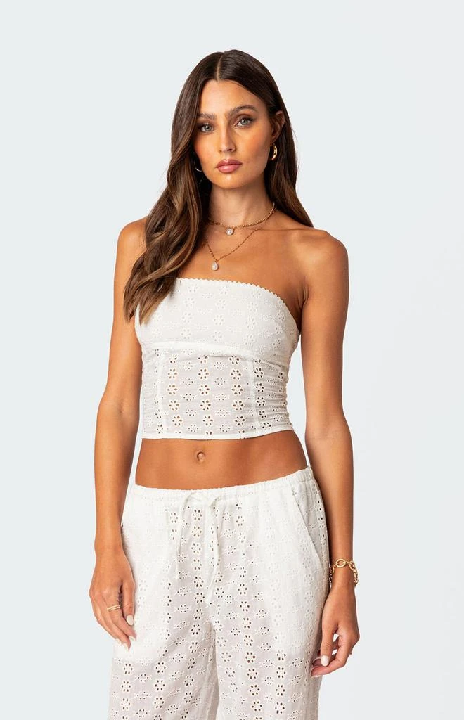 Edikted Lemon Lacey Cotton Corset 5