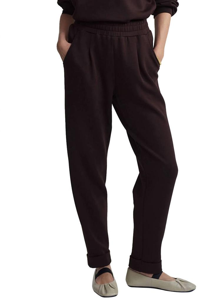 Varley Rolled Cuff Pants In Coffee Bean