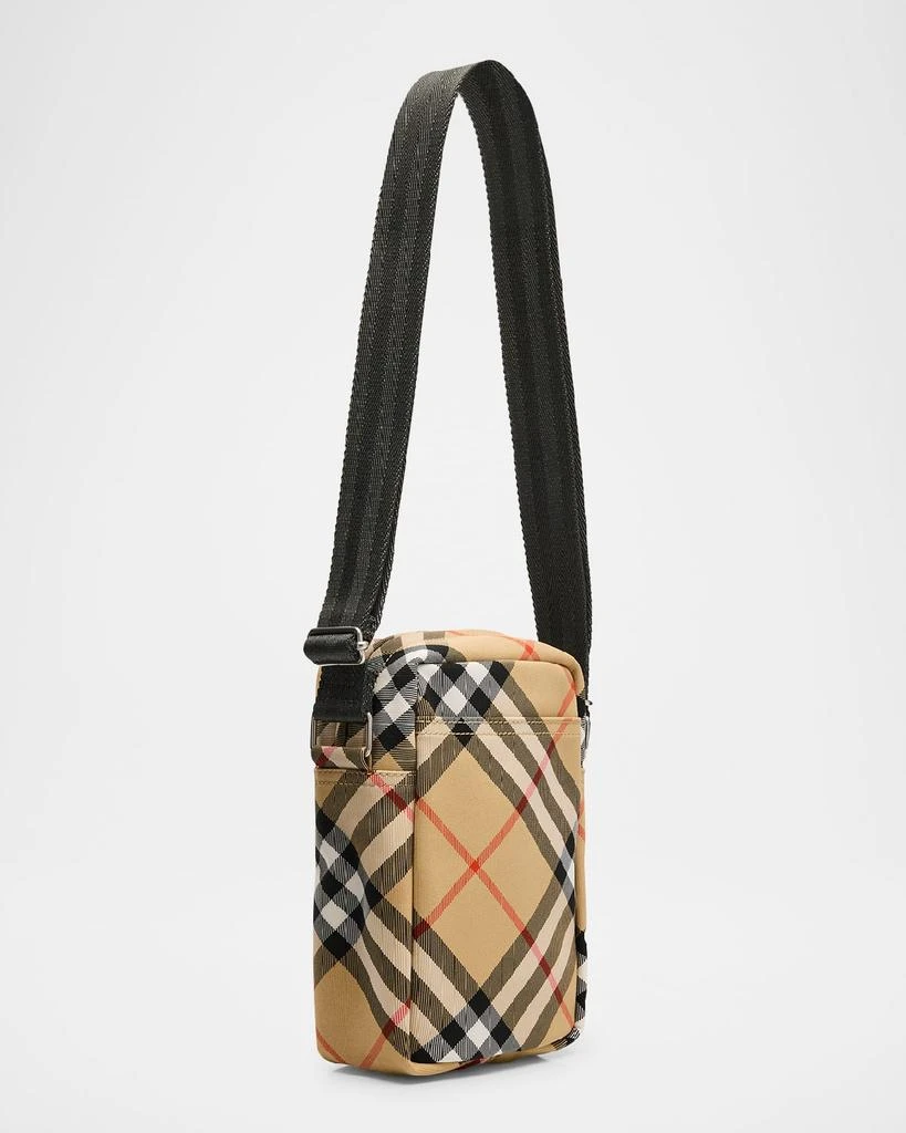 Burberry Men's Check Phone Crossbody Bag 3