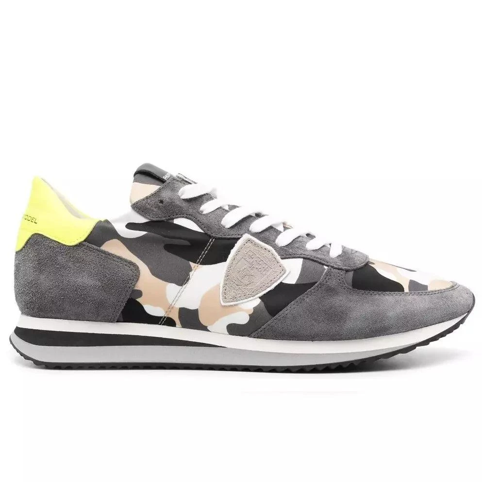 PHILIPPE MODEL Philippe Model Army Fabric Sneaker 1