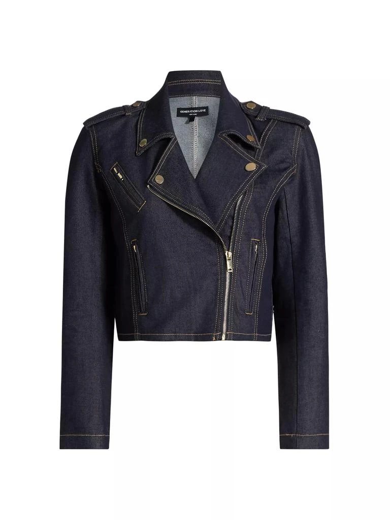 Generation Love Cosita Denim Moto Jacket 1