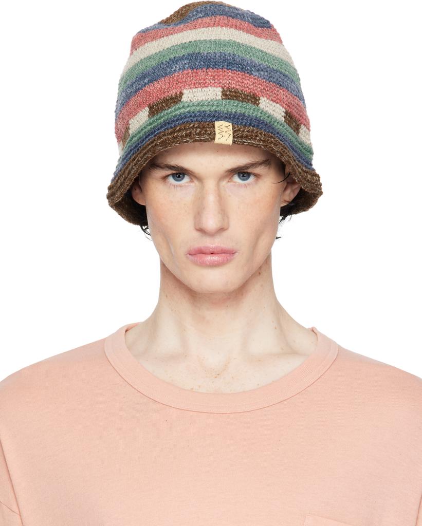 Shop Multicolor Meda Crochet Knit Hat on Sale at BeyondStyle – Get