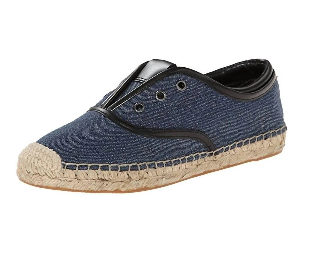 Tahari Women's Mako Denim Slip-On Oxford Espadrille Sneakers In Blue 1