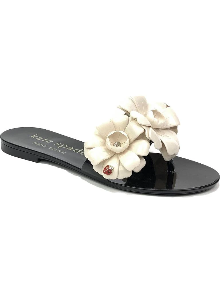 Kate Spade Jaylee Womens Jelly Flat Slide Sandals 1
