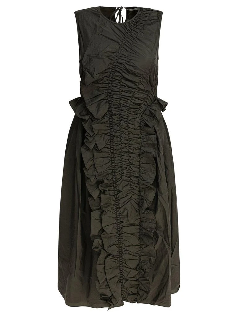 CECILIE BAHNSEN Cecilie Bahnsen Ruched Ruffle Dress 1