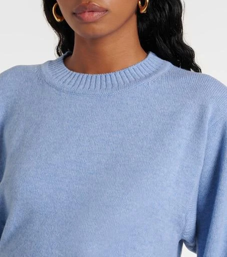 Victoria Beckham Gathered asymmetric wool sweater 4