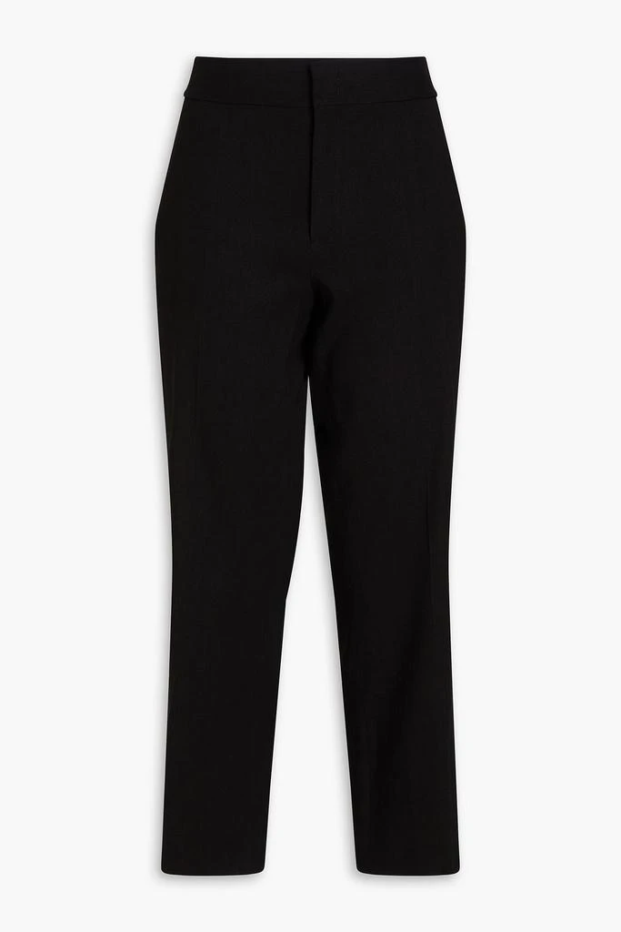 ANOTHER TOMORROW Hemp-blend crepe kick-flare pants 1