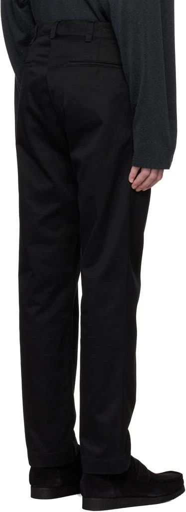 Nanamica Black Straight Chino Trousers 3