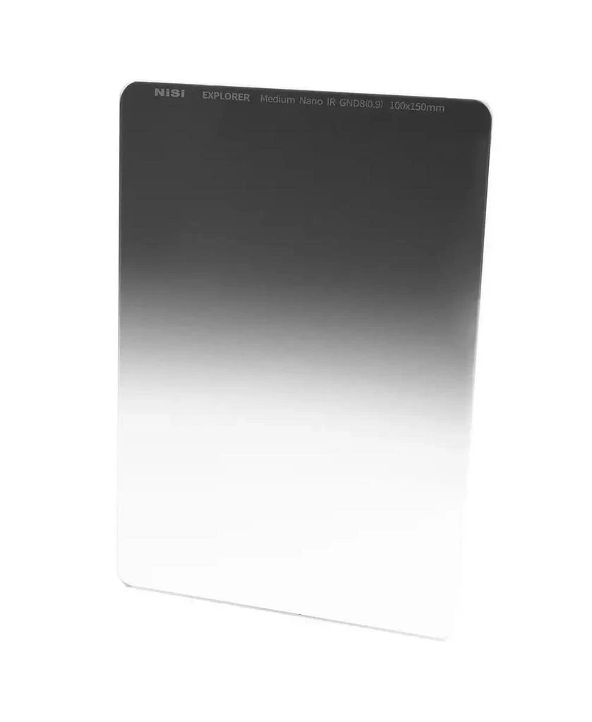 NiSi 100x150mm Explorer Nano IR Medium Graduated Neutral Density (8) 0.9 Filter, 3 Stop