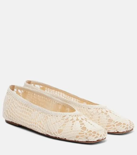 Magda Butrym Crochet ballet flats 1