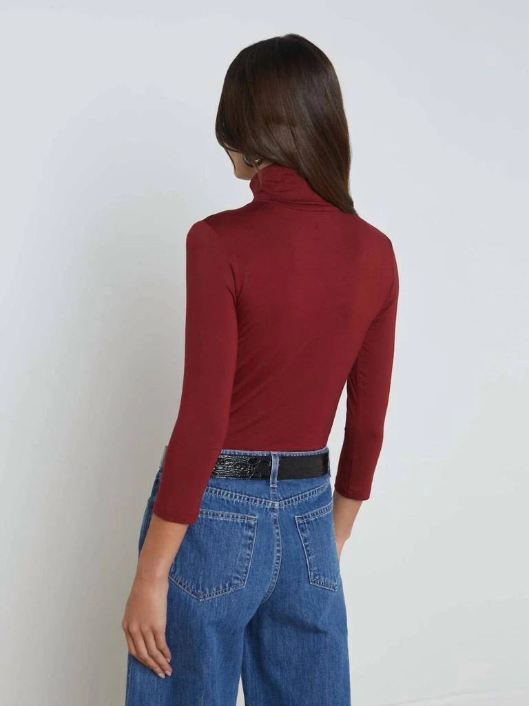 L'Agence L'Agence - Aja Turtleneck 3/4 Sleeve Top 3