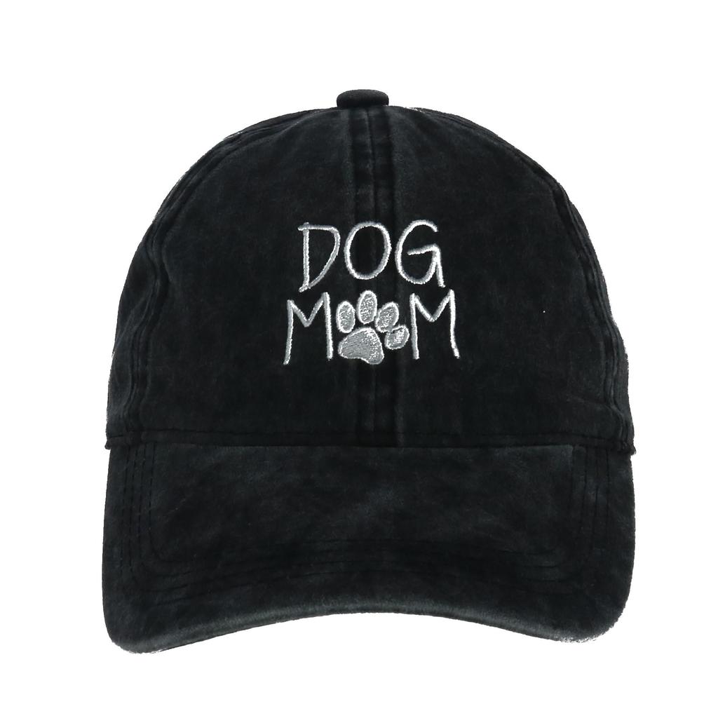 David & Young Women's Dog Mom Embroidered Baseball Cap